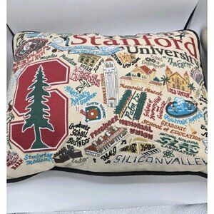 Stanford University Pillow Catstudio Embroidered